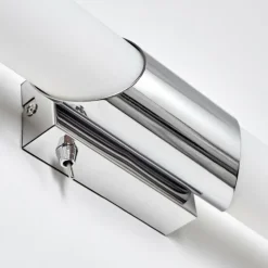 hofstein lampe miroir Morges Brun foncé, Nickel mat, 2 lumières