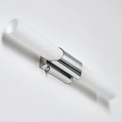 hofstein lampe miroir Morges Brun foncé, Nickel mat, 2 lumières