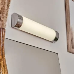 hofstein lampe miroir Morges LED Chrome, Blanc, 1 lumière