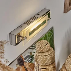 hofstein lampe miroir Morges LED Chrome, Blanc, 1 lumière