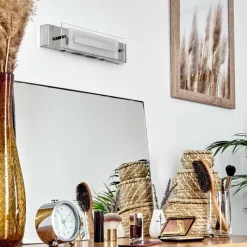 hofstein lampe miroir Morges LED Chrome, Blanc, 1 lumière