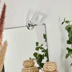 hofstein lampe miroir Morges LED Chrome, Blanc, 1 lumière* Spots Et Projecteurs