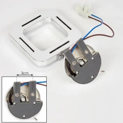 hofstein lampe miroir Morges LED Chrome, Blanc, 1 lumière* Spots Et Projecteurs