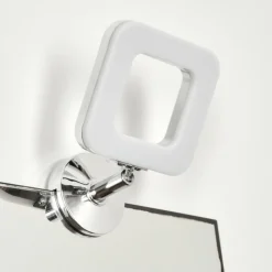 hofstein lampe miroir Morges LED Chrome, Blanc, 1 lumière* Spots Et Projecteurs