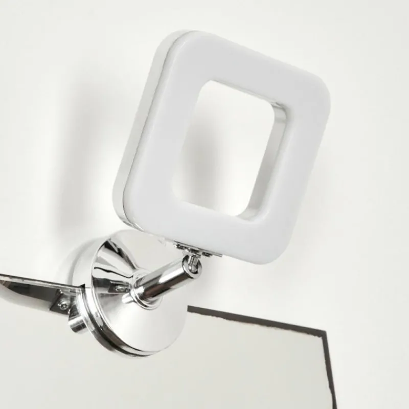 hofstein lampe miroir Morges LED Chrome, Blanc, 1 lumière* Spots Et Projecteurs