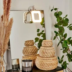 hofstein lampe miroir Morges LED Chrome, Blanc, 1 lumière* Spots Et Projecteurs