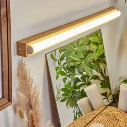 Luminaires Scandinaves-hofstein lampe miroir Paywawa LED Écru, 1 lumière