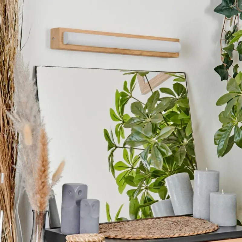 Luminaires Scandinaves-hofstein lampe miroir Paywawa LED Écru, 1 lumière