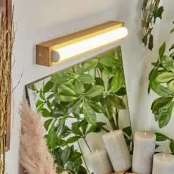 Luminaires Scandinaves-hofstein lampe miroir Paywawa LED Écru, 1 lumière