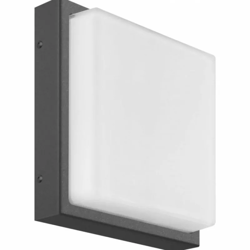 Luminaires LCD Lampe murale d'extérieur LCD LED Gris, 1 lumière, Détecteur de mouvement