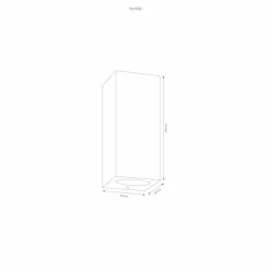 Luminaires LCD Lampe murale d'extérieur LCD LED Noir, 2 lumières