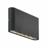 Luminaires Nordlux Lampe murale d'extérieur Nordlux KINVER LED Noir, 1 lumière