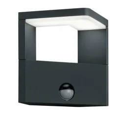 Luminaires Trio Lampe murale d'extérieur Trio Ganges LED Anthracite, 1 lumière, Détecteur de mouvement