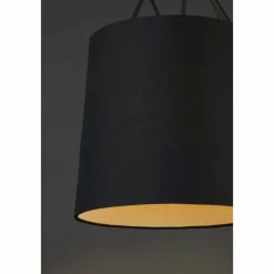 Lampes En Tissu-Luminaires Faro Barcelona Lampe pendante Faro Tree Noir, 1 lumière