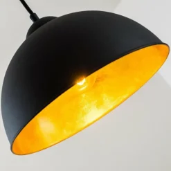 Lampes Dorées-Luminaires Reality Lampe pendante Reality Jimmy Noir, 1 lumière