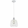 Lampes Industrielles-Luminaires Trio Lampe pendante Trio Sanna Chrome, Blanc, 1 lumière