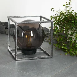 hofstein lampe solaire Albuquerque LED Argenté, 1 lumière