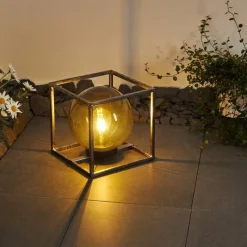 hofstein lampe solaire Albuquerque LED Argenté, 1 lumière