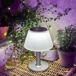 hofstein lampe solaire Alcudia LED Blanc, 1 lumière