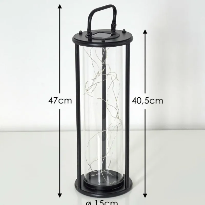 hofstein lampe solaire Aracaju LED Noir, 1 lumière