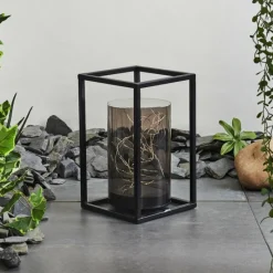 hofstein lampe solaire Aracaju LED Noir, 40 lumières