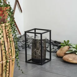 hofstein lampe solaire Aracaju LED Noir, 40 lumières