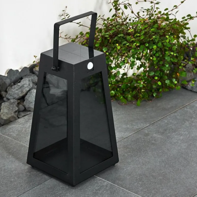 hofstein lampe solaire Arnhem LED Noir, 1 lumière