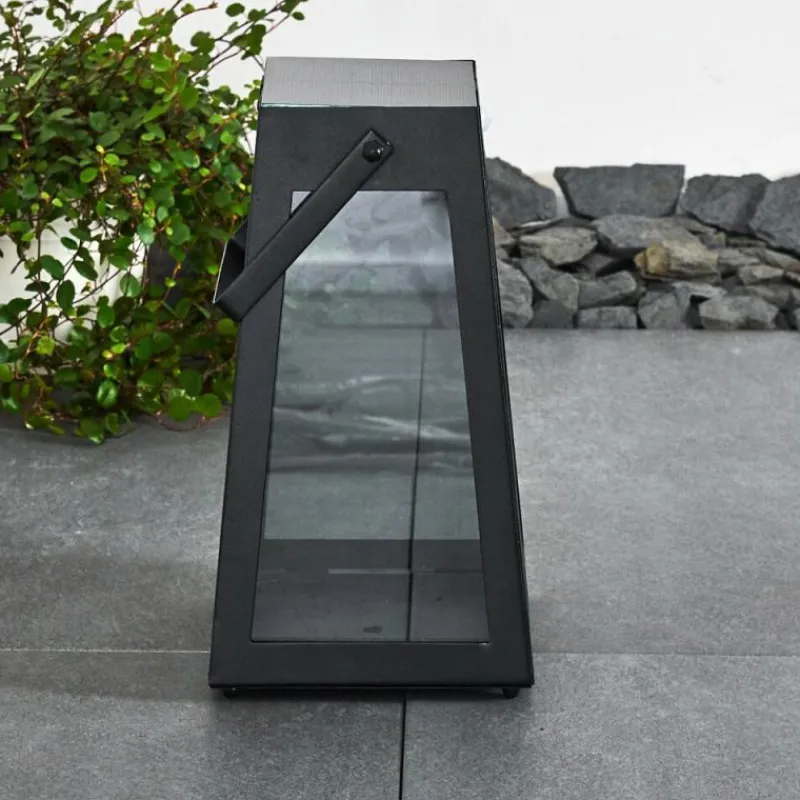 hofstein lampe solaire Arnhem LED Noir, 1 lumière