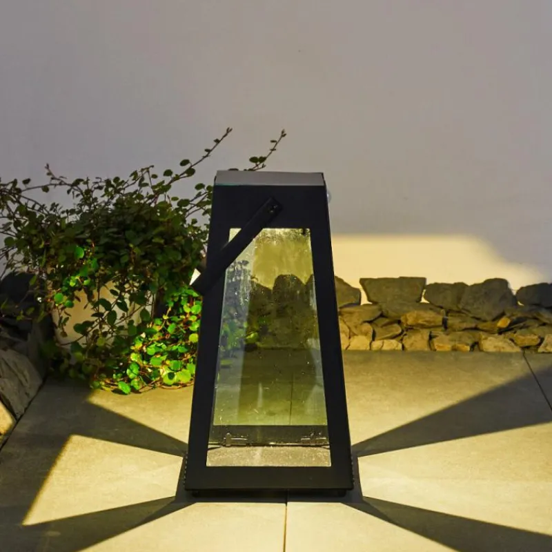 hofstein lampe solaire Arnhem LED Noir, 1 lumière