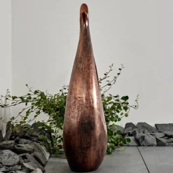 Luminaires Orientaux-hofstein lampe solaire Benevento LED Bronze, 1 lumière