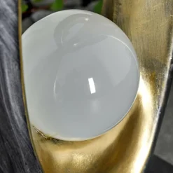 Luminaires Rustiques-hofstein lampe solaire Benevento LED Or, Argenté, 1 lumière