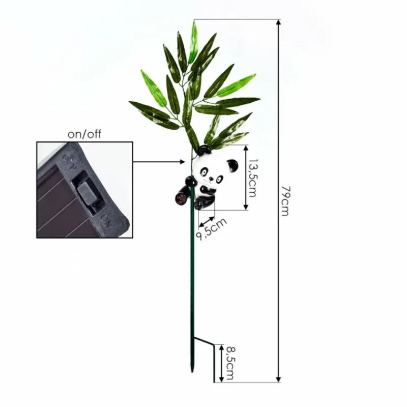 hofstein lampe solaire Beo LED Vert, Noir, 1 lumière