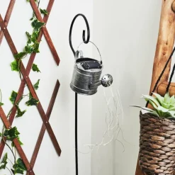 hofstein lampe solaire Dalen LED Noir, Argenté, 28 lumières