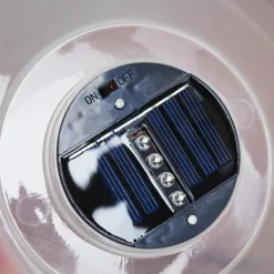 Luminaires Rustiques-hofstein lampe solaire Dimouri LED Blanc, 4 lumières