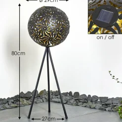 Lampes À Boules-hofstein lampe solaire Gilbert, 1 lumière