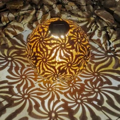 Luminaires Rustiques-hofstein lampe solaire Gilbert LED Noir, 1 lumière