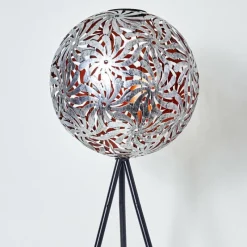 Luminaires Rustiques-hofstein lampe solaire Gilbert LED Noir, 1 lumière