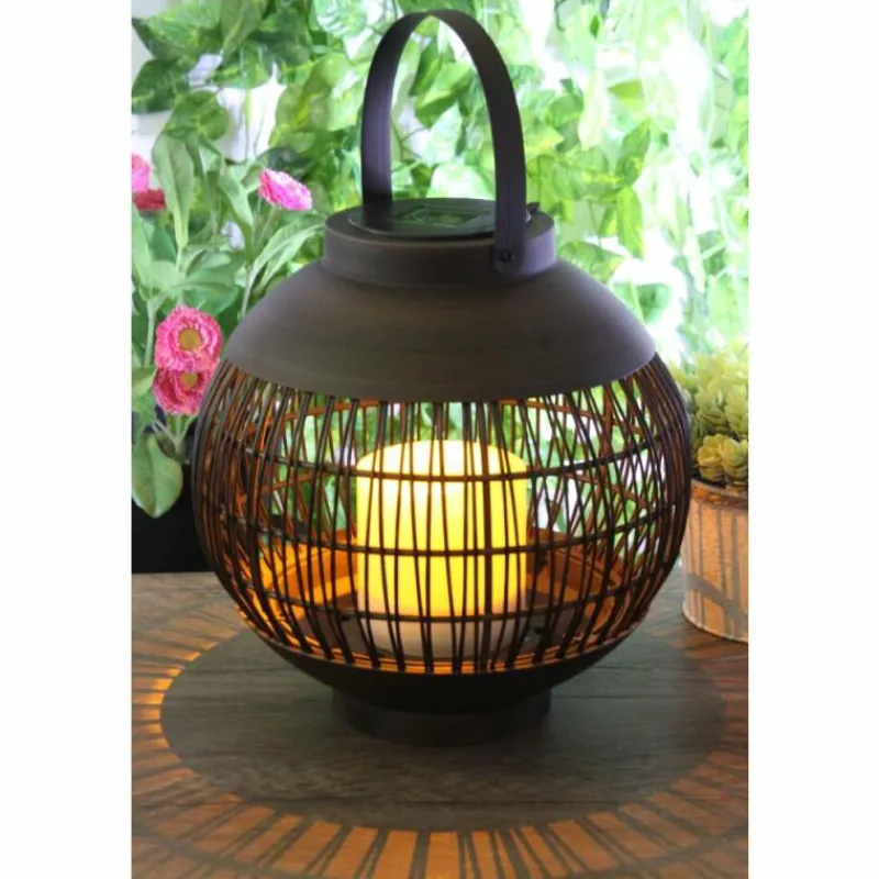 Luminaires Globo Lighting Lampe solaire Globo DON LED Noir, 1 lumière