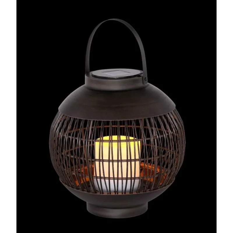 Luminaires Globo Lighting Lampe solaire Globo DON LED Noir, 1 lumière