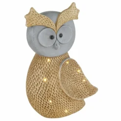 Luminaires Rustiques-Luminaires Globo Lighting lampe solaire Globo EULE LED Brun, Gris, 7 lumières