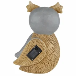 Luminaires Rustiques-Luminaires Globo Lighting lampe solaire Globo EULE LED Brun, Gris, 7 lumières