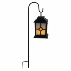 Luminaires Rustiques-Luminaires Globo Lighting Lampe solaire Globo KATZE LED Noir