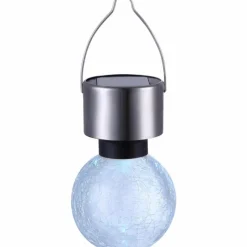 Luminaires Rustiques-Luminaires Globo Lighting lampe solaire Globo LED Acier inoxydable, 1 lumière, Changeur de couleurs