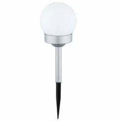Lampes À Boules-Luminaires Globo Lighting Lampe solaire Globo LED Argenté, 1 lumière