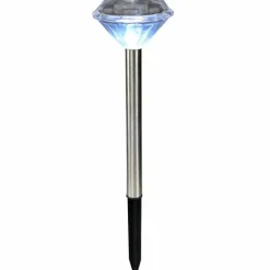 Luminaires Globo Lighting lampe solaire Globo LED Acier inoxydable, 1 lumière