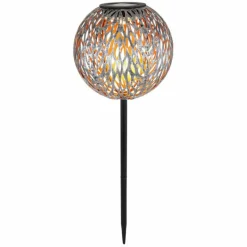 Lampes Dorées-Luminaires Globo Lighting lampe solaire Globo LED Argenté, 1 lumière