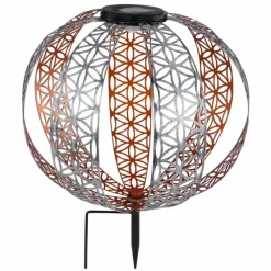 Lampes À Boules-Luminaires Globo Lighting lampe solaire Globo LED Argenté, 1 lumière