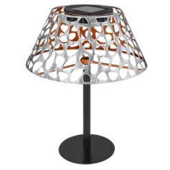 Lampes Dorées-Luminaires Globo Lighting lampe solaire Globo LED Argenté, 1 lumière