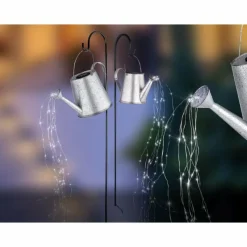 Luminaires Globo Lighting lampe solaire Globo LED Argenté, 80 lumières