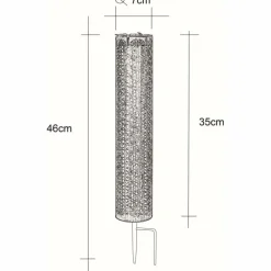 Luminaires Globo Lighting lampe solaire Globo LED Argenté, 1 lumière